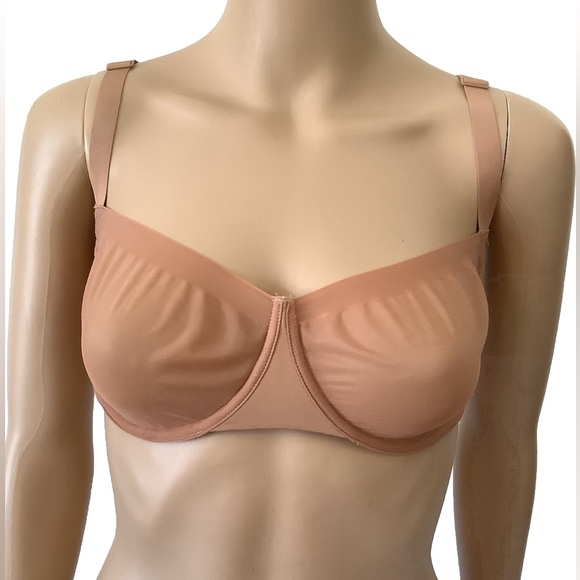 SKIMS No Show MOLDED UNLINED BALCONETTE BR-UWR-2054 Sz 36DD - Picture 7 of 15